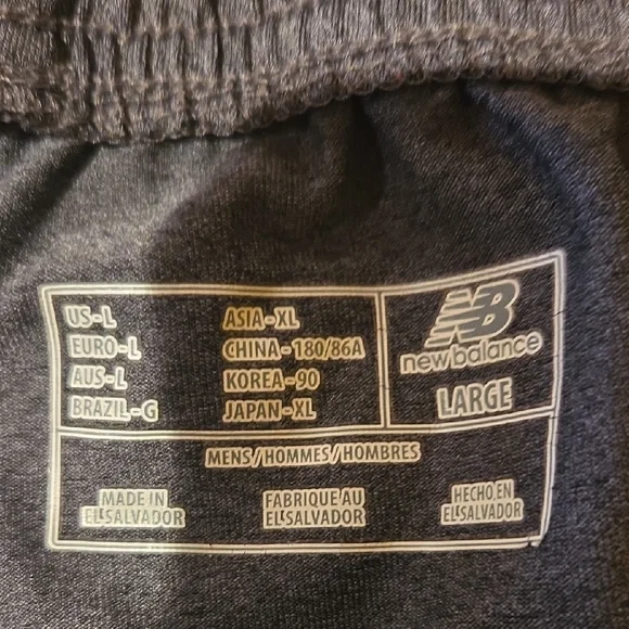 New Balance Boston College Eagles Men's Athletic Shorts Size Large Gray - Picture 2 of 7